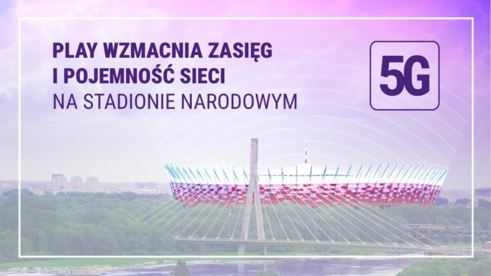 Play uruchamia 5G na Stadionie Narodowym – rewolucja w jakości połączeń dla kibiców podczas meczu Polska-Albania 2026